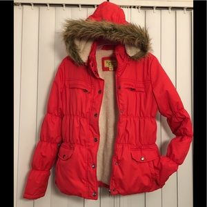For Christmas Hoodied Winter Jacket Size Large